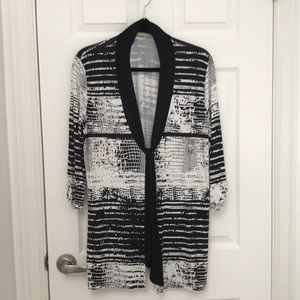 Jersey Cardigan with tie Sz 16